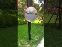 Высокое количество наружного выпуклое зеркало ПП полное купольное зеркало для безопасности дорожного движения video