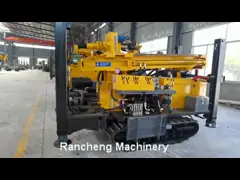 180m ความลึก Crawler จัดเครื่องเจาะ 55KW 90mm - 300mm Dia