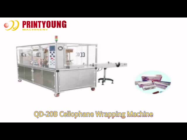 QD-20B Máquina de embalagem de celófano de dimensão de árvore ajustável