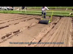 Ручная толчка сельскохозяйственное оборудование овощная сеяльная машина сельскохозяйственная ручная луковичная сеяльная плантация video