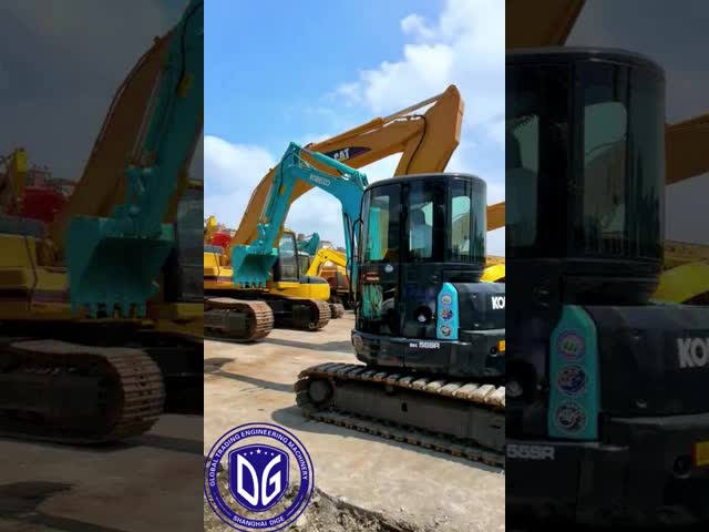 Advanced Sk55 Used Kobelco 5.5 Ton Excavator Powerful Versatile For Construction