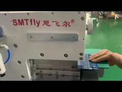 Профессиональная машина для резки ПКБ V Пневматическая машина для депанелирования CWVC-200 video