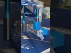 Anti pezzo del router della flauto dell'abrasione due, taglienti diritti anticorrosivi del carburo della scanalatura