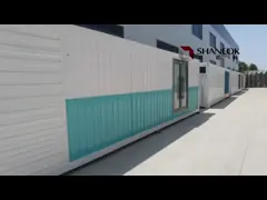 Современный дизайн стальной и сэндвич панель модульный индивидуальный контейнерный дом спальня для офиса или торгового центра использование Flat Pack Str video