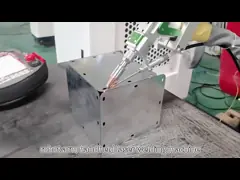 Машины для сварки лазером из волокон роботов video