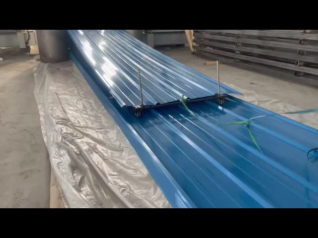 Bule Galvanizado 0,4 mm Techo de chapa de aço em forma de T 25-205-1025 mm