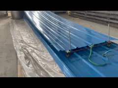 Bule Galvanized 0.4 Mm Roof Steel Sheet T Shape 25-205-1025mm video