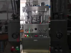 19 Удары Эфференцированные таблетки Пресс-машина Производственная линия Давление 120KN video