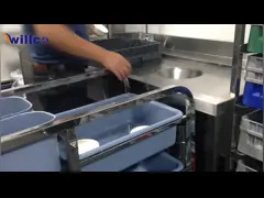 Мочегонный ресторанный кухонный посудомоечный аппарат video