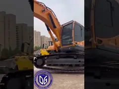 Экскаватор Hyundai 220LC-9S для мощных земляных проектов video