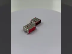 90 Degrees 2.0 USB type a receptacle Connector Port 4 Pin Female 30V 1.5A