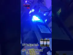 Ультрафиолетовый черный и быстросущий струйный принтер UV для Ricoh G5/G6 Kyocera Konica Seiko для QR-кода video