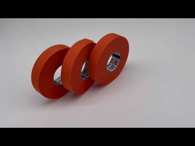 Orange Fleece Wiring Tape Non Woven Fabric Cloth Material 20N/Cm Tensile Strength