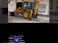 사용 된 3CX JCB 배크호 로더 강력한 수압 기계