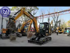 Sany SY60 Гидравлический мини-экскаватор 6тонный полётный экскаватор video