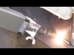 Промышленный лазерный очиститель с охлаждением воздухом для малых огневых точек диаметром 0,2 мм video