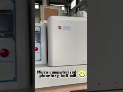 Планетарная шаровая мельница Производитель Лабораторная шлифовальная машина Интеллектуальный сенсорный экран Высокая эффективность для Nano Powder Milling video