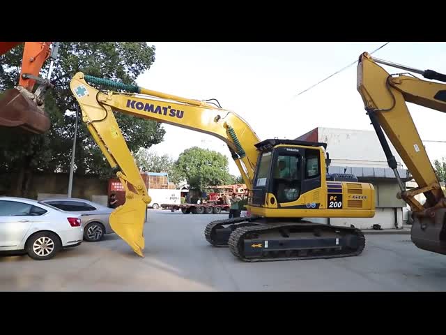 PC200 Used Komatsu Excavator 20 Ton Japanese Used Medium Hydraulic Crawler Excavator