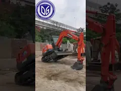 DH55 Mini używany grabarz Doosan używany hydrauliczny crawler
