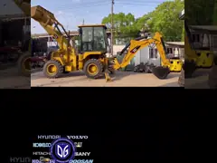 416E Caterpillar 사용 된 배크호 로더 강력 한 사용 된 배크호 로더 수압 기계