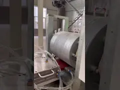 Online and Offline Wood Plastic Specialized Embossing Machine / PE WPC decking embossing machine