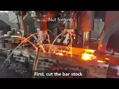 Ковка внешних шестигранных гайков и болтов из нержавеющей стали шестиугольные болты и гайки холодная ковка и горячая ковка video