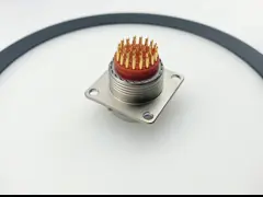 Aluminium Shell MIL-DTL-38999 Serie 2 37 männliche Pins MIL-DTL-38999 Steckverbinder