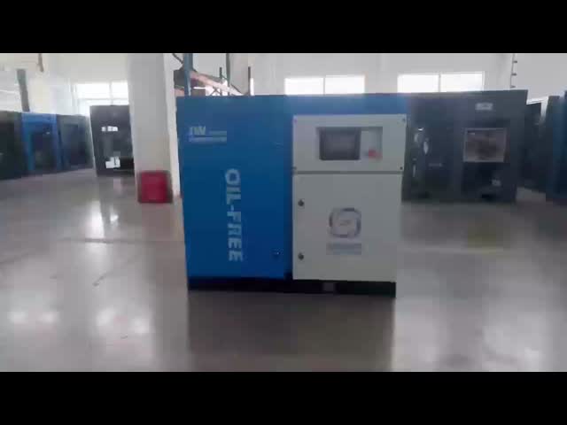 30HP メディカルオイルフリースクリューエアコンプレッサー 22kw 水潤滑エアコンプレッサー