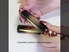 3.5г Магнитный круглый роскошный помада трубка бальзам для губ контейнер косметическая упаковка video