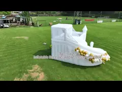 Детские надувные лунные прогулки Водный прыжок вышибальщик Прыгающий замок Коммерческий прыгающий дом Партийная аренда video