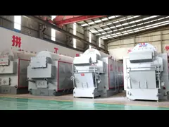 Интеллектуальная система управления PLC высокая тепловая эффективность Dzh угольный биомассовый паровой котел заводская цена video
