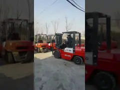 3-тонный дизельный вилочный погрузчик Toyota с японским двигателем/мотором Mitsubishi/мотором Isuzu video