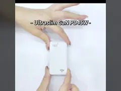 15В 3А GaN PD45W Быстрое зарядное устройство USB A Type C Адаптер зарядное устройство двойной порт video