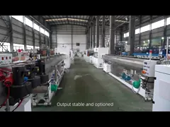 Автоматически управляемая с помощью ЦНС машина для изготовления нитей из ПВХ-труб различных размеров 250/315/400/500 мм video