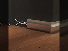 Душевая стеклянная дверь канальные полосы F U Форма алюминиевой плитки профиль отделки video