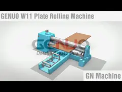 Mechanical Symmetry 3 Roller Plate Rolling Machine 220V 380V 415V 440V