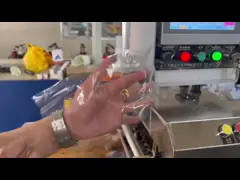 Среднезапечатанный пакет BOPP / пластиковый мешок для изготовления машины 380V video