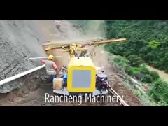 56kw Down The Hole DTH Drilling Rig Machine 62m Bore Depth 115 - 150mm Bore Diameter