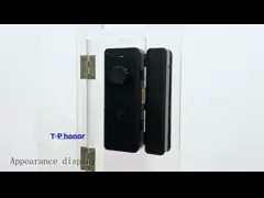 Офисный цифровой смарт стеклянный дверной замок TFT экран биометрический пароль IC карта доступа video