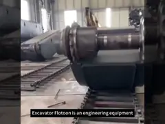 Customized Pontoon Q335B Q355B Excavator Pontoon Floating Swamp Amphibious Pontoon For SANY SY135C