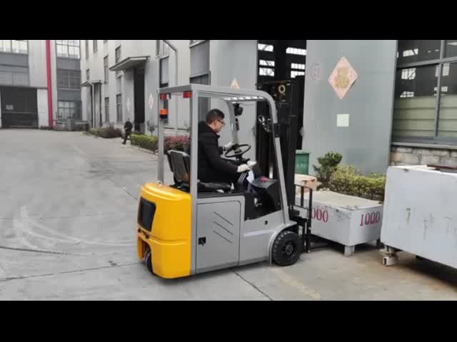 1 トン 1.5 トン 3m 電動スタッカー トラック フォークリフト 小回転半径のカウンターバランス