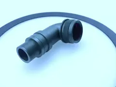 Olivengrüner Cadmium-Anschluss Rückenhülle Schrumpfbootadapter EMI RFI Shield Sock