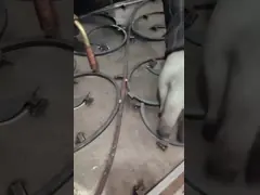 Домашнее Декратион закалило дюйм 22*64 чугунной двери стеклянный Силк экранируя video