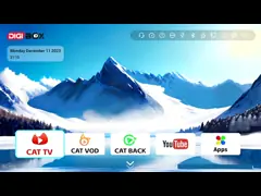 Четырехъядерная смарт-телевизионная коробка Android 64 ГБ Телевизионная коробка с приложением Google Play Store video