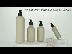 250ml 300ml 500ml Biodegradable Wheat Straw Pump Bottle For Shampoo Hand Wash