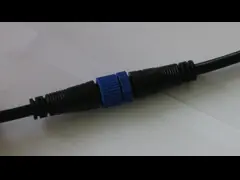 СИД M15 освещая разъем-розетку Din штыря штыря 5 штыря 3pin 4 на открытом воздухе кабеля IP67 2 video