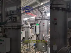 Автоматический самоочищающийся фильтр Автоматическая машина для очистки экрана с пропускной способностью фильтра 50-10000 л/мин video