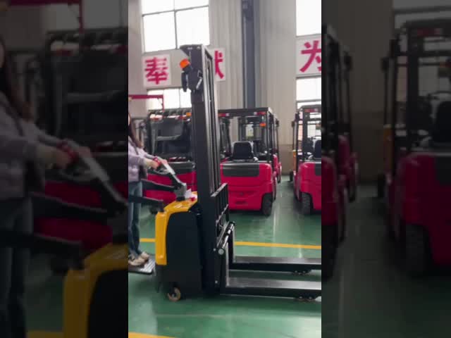 2000kg 2.5m 3m 5m 電動パレットスタッカー バランス 脚なし 電動スタッカーフォークリフト
