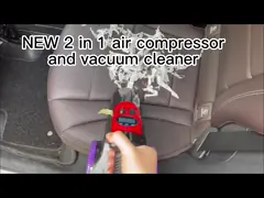 Rechargeable Portable Handheld Car Vacuum Cleaner 4-In-1 Plastic Car Tire Inflator