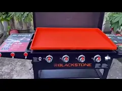 Многофункциональные оранжевые силиконовые подушки для печи, устойчивые к высокой температуре для чистки и выпечки барбекю с черным камнем video